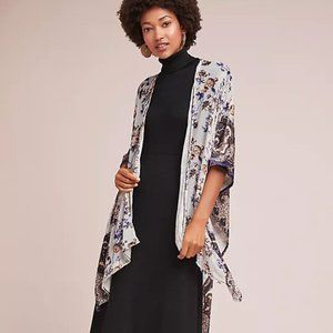 Anthropologie Hildene Floral Kimono